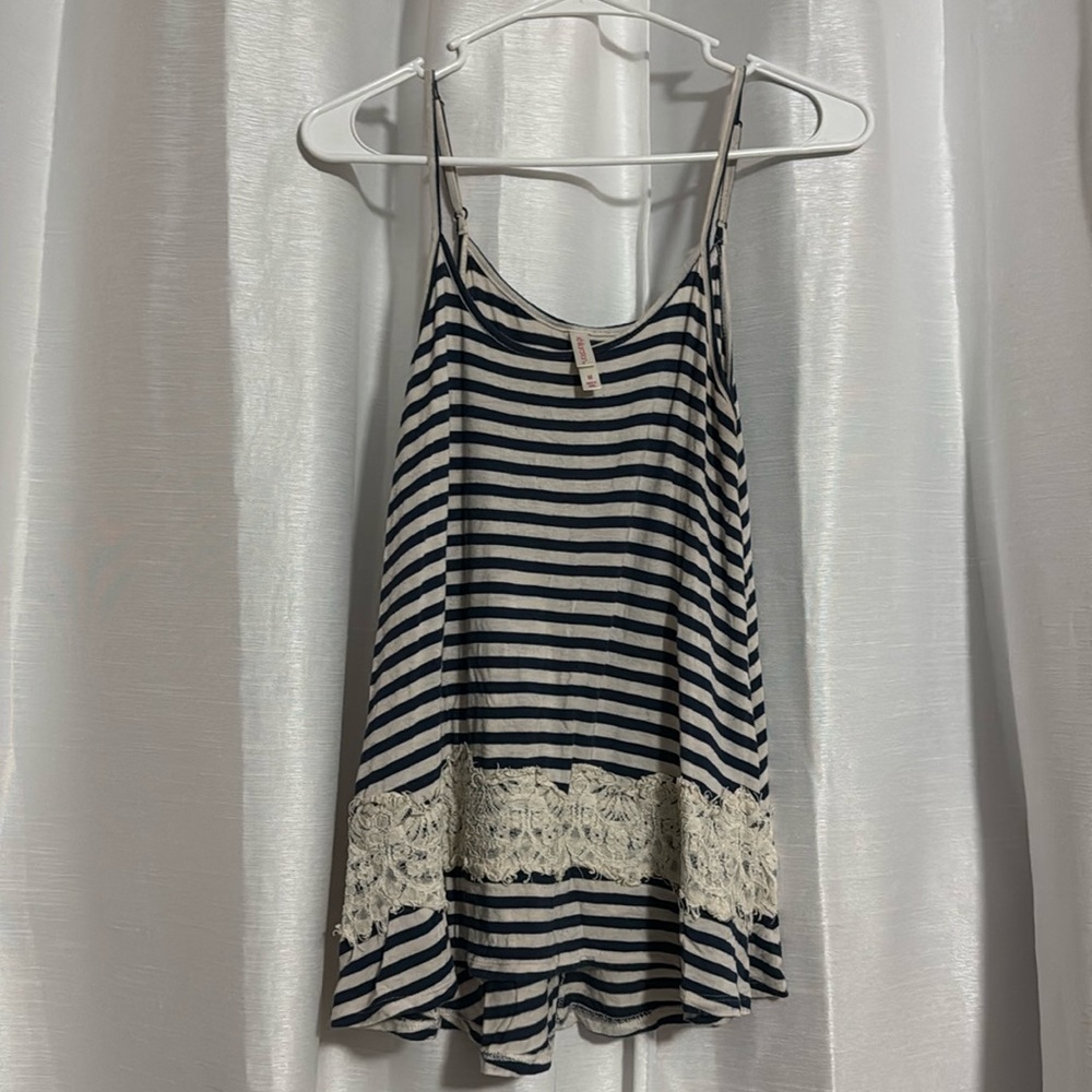 Strap Stripped Shirt